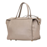 セリーヌ リング スモール ライトトープ ハンドバッグ グレージュ ベージュ レザー レディース CELINE 【中古】